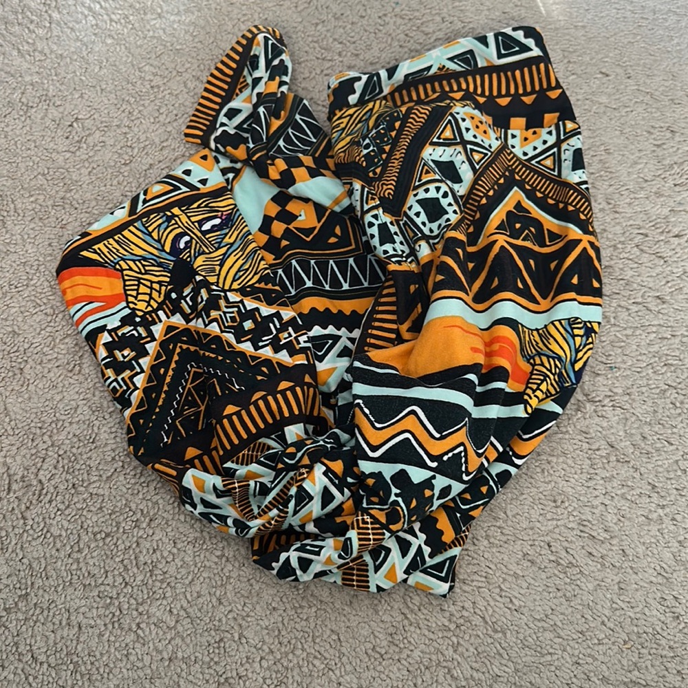 Lula rue Halloween mummy leggings one size